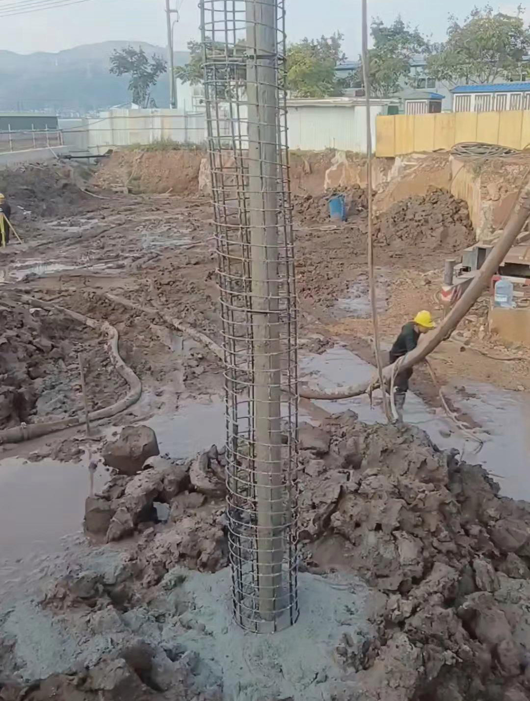 忻州忻府区长螺旋钻孔压灌桩